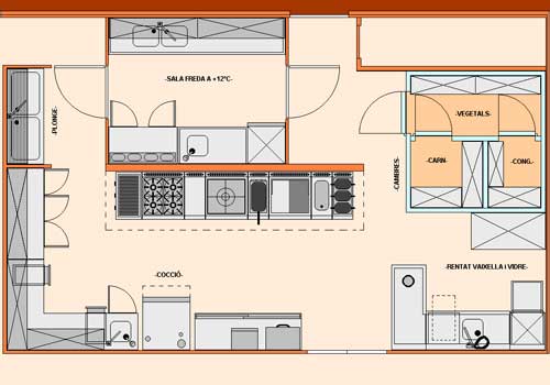 cocina completa inox